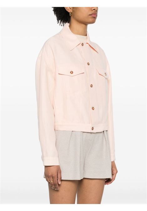 Light pink button-up jacket - women LOULOU STUDIO | KERRIACRMRS